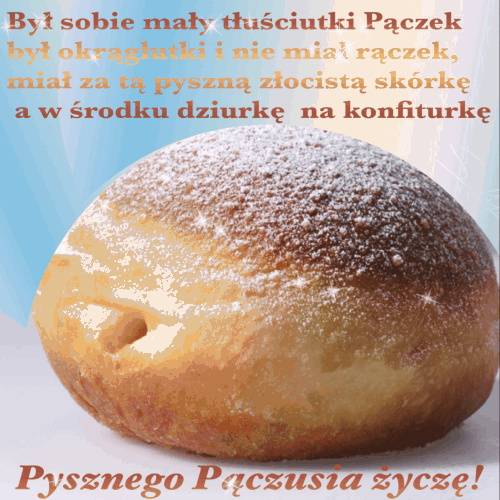 Był sobie mały tłuściutki pączek